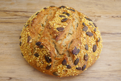 Dinkel-Kürbiskruste
